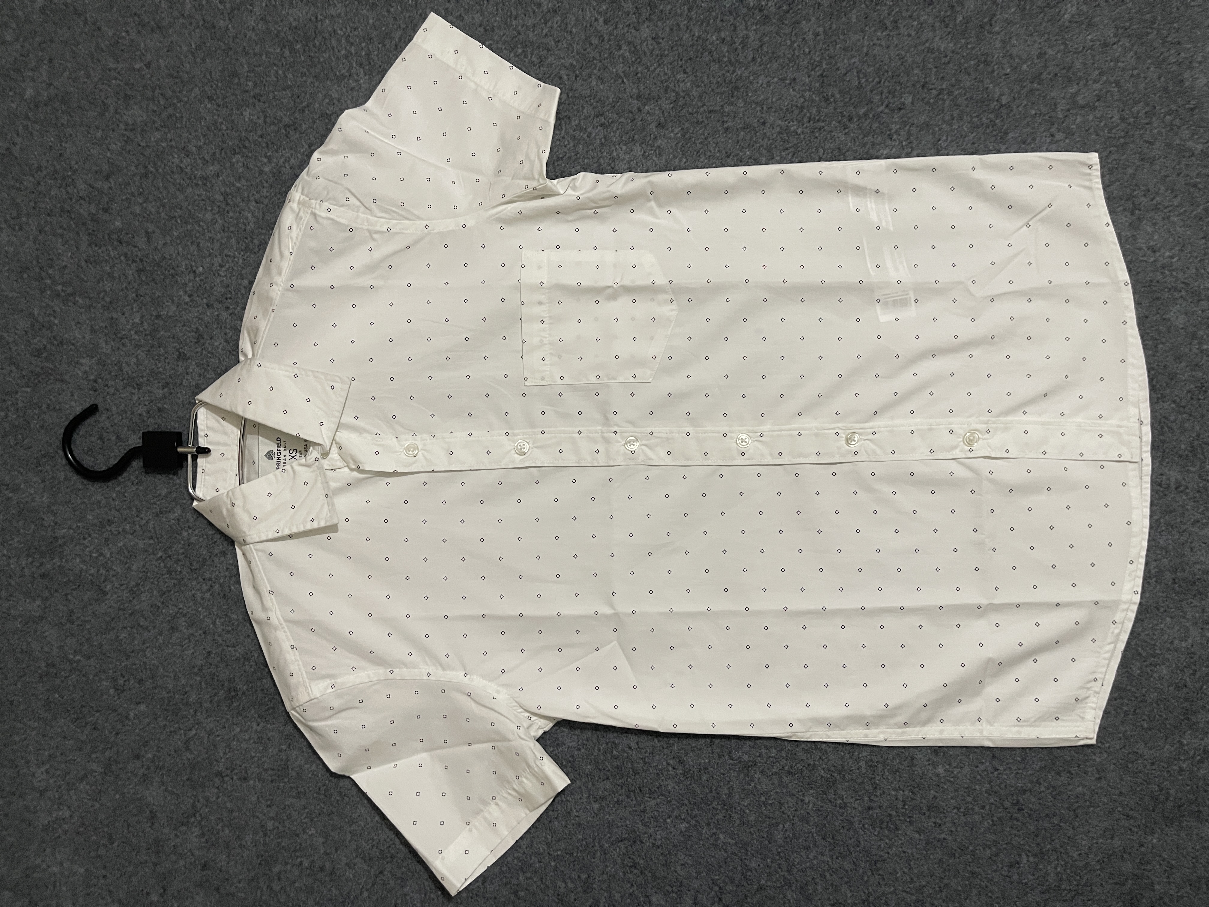 Springfield Off White Half Sleeves Shirt